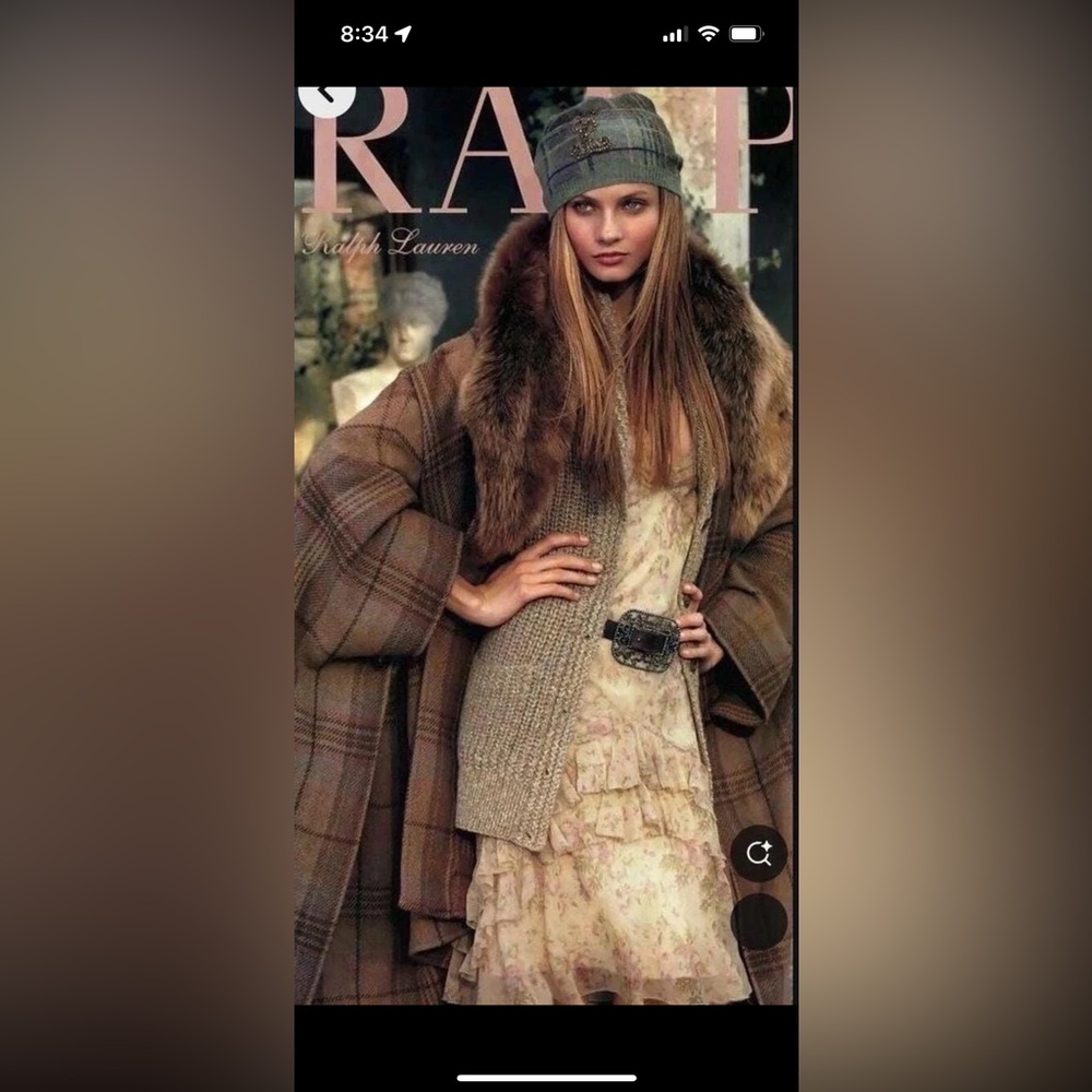 Ralph Lauren floral vintage silk dress